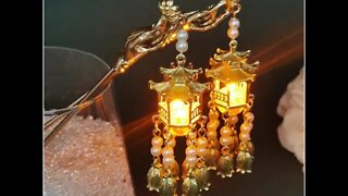 Ancient Style Lantern Hair Pins #shorts