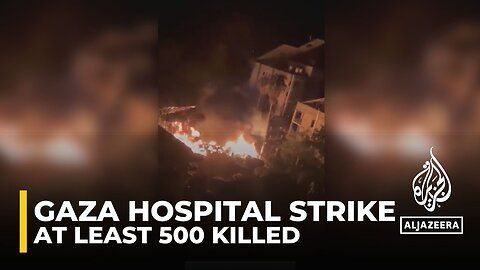 At least 500 killed in Israeli air strike on Gaza hospital: Health Ministry