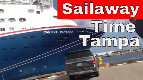 Sailaway Day! Port Tampa: Carnival Paradise and Grandeur of the Seas: 1hr 30 min worth! CRUISE SHIP