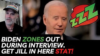 'Um Mr President' Biden Zones Out During Interview