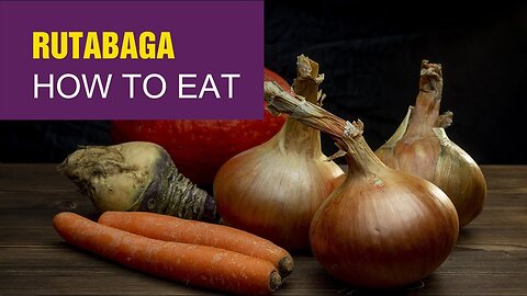How to eat Rutabaga, a very special type of vegetable that looks like orange beetroot