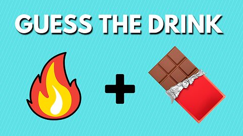Guess the Drink by Emoji | Ultimate Emoji Quiz 2023
