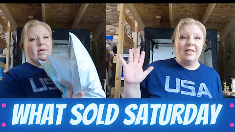 What Sold Saturday! Reselling Items for Profit!