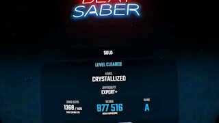 Beat saber - crystalized (Expert +)