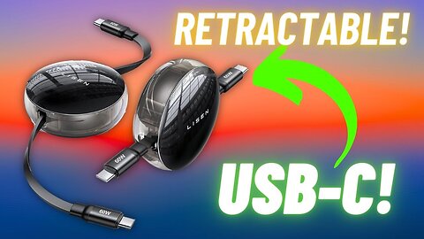 LISEN Retractable USB-C Cable Review! MUST HAVE for Travel!