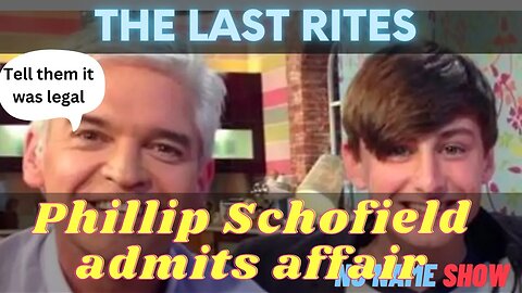 Phillip Schofield Admits Affair with Runner | Matthew McGreevy