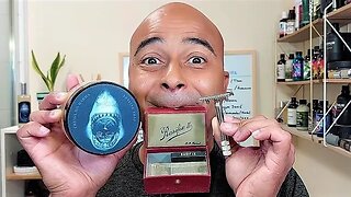 ASMR SHAVE 2nd use of mysterious vintage razor Rasifix II without plat with THE END by Extro Cosmesi