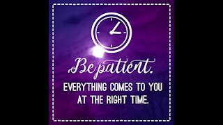 Be patient [GMG Originals]