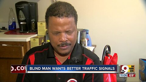 Blind hit-and-run victim pleads for drivers to slow down
