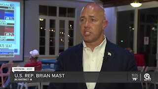 U.S. Rep. Brian Mast declares victory over Pam Keith for District 18 seat