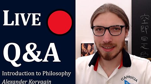 Live Q&A | September 2023 | Philosophy with Alex