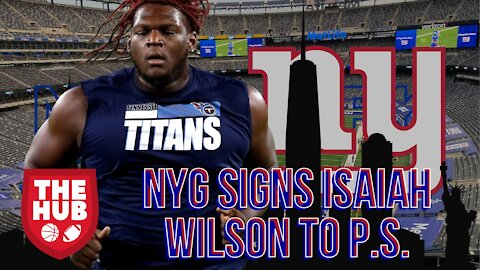 Giants Guard Ben Bredeson is Injured | NYG Signs former Titans tackle Isaiah Wilson
