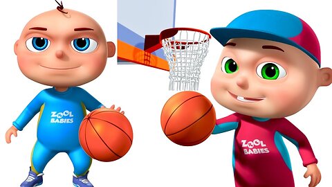 Zool Babies Playing Basket Ball | Animated Funny Cartoon