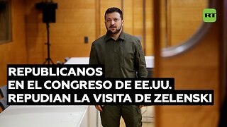 Republicanos en el Congreso de EE.UU. repudian la visita de Zelenski para pedir más fondos