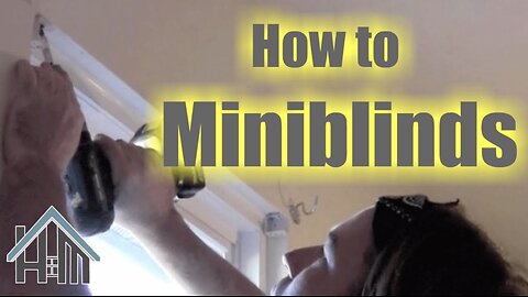 How to install mini blinds Easy! Home Mender!.