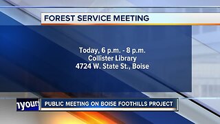 Boise foothills public meeting