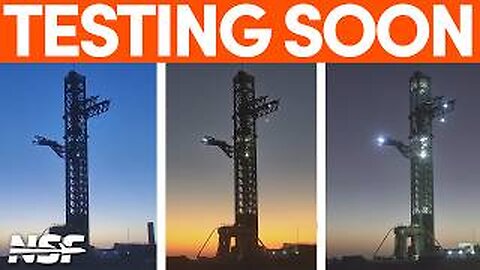 Chopsticks Tested for Upcoming Booster Lift | SpaceX Boca Chica
