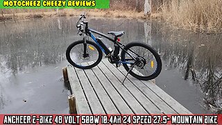 ANCHEER E-bike 48 volt 500W 10.4ah 21 speed 27.5" Mountain bike, controls, test and tweeks.