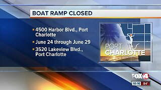 Boat ramp now closed in Port Charlotte for construction