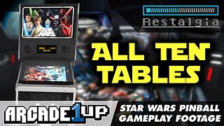 Arcade1UP Star Wars Pinball Gameplay of ALL 10 Tables