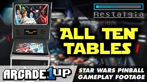Arcade1UP Star Wars Pinball Gameplay of ALL 10 Tables