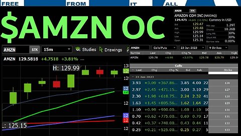 MUST WATCH VID FOR RETAIL TRADERS $AMZN STOCK GAINED 21-$AMC's in MARKET CAP, OPTIONS HIT +1000%