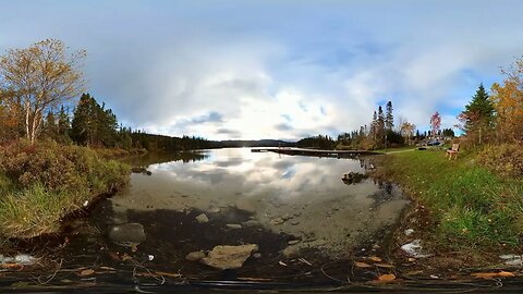 360 Time Lapse , Of Tipping's Pond Massey Drive Newfoundland Canada