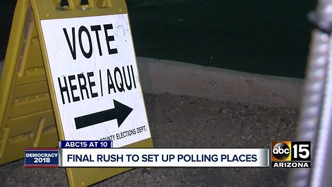 Maricopa County elections workers in final push to get polls ready