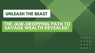 How To Unleash Your INNER BEAST for LIMITLESS Wealth! 😱💪