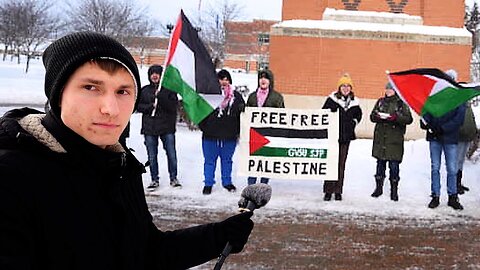 Students Call For Terrorism At Palestine Protest