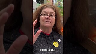 Angry Seattle Protester, The Seattle Public Library Reading Faith Based Children’s Book To Kids
