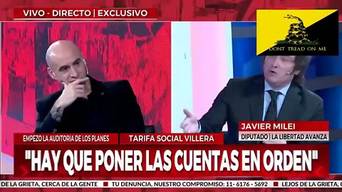 2022 08 17 Javier Milei "El estado te hunde"