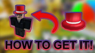 HOW TO MAKE THE WHITE RED TOP HAT ON ROBLOX!