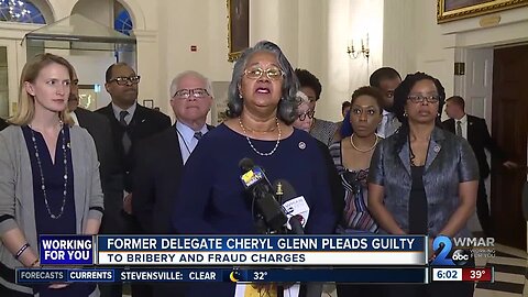 Former Baltimore Delegate Cheryl Glenn pleads guilty to wire fraud, bribery