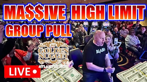 RECORD SMASHED! 🏆 THE LARGEST GROUP PULL EVER! 🔴 LIVE AT THE GOLDEN NUGGET IN ATLANTIC CITY!