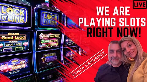 🔴LIVE! We Are Playing Slots Right Now At Hardrock Tampa!