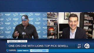 Penei Sewell almost missed the Lions call on draft night