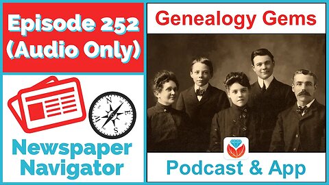 PODCAST: Newspaper Navigator at Library of Congress LOC (find old newspapers)