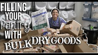 Filling Your Pantry With Bulk Dry Goods/ Restock With Me/ Prepping Like Grandma! EP 34