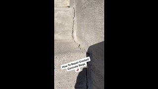 How To Repair Cracked Concrete Steps