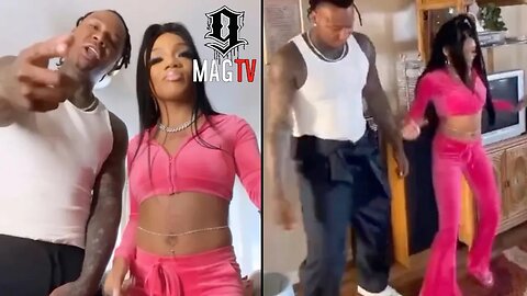 Glorilla Teaches Moneybagg Yo Her "Tomorrow" Dance! 🕺🏾