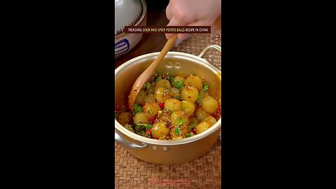 recipe of sour and sweet potato balls