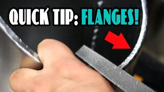 QUICK TIP: How to make a flange (metalworking)