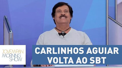 Carlinhos Aguiar celebra volta ao SBT e ressalta que teve "tapete puxado"