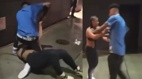 Blue Face Beats Up Toothless (BlueFace Beats Up Girlfriend In LA)