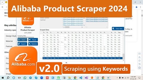 Alibaba Product Scraper v2.0 | Extract Products Data from Alibaba.com in 2024 | By Using Keywords