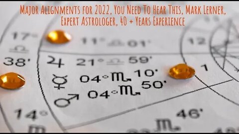 Major Planetary Alignments 2022 Line up Same Year WW2 Started, Expert Astrologer, Mark Lerner