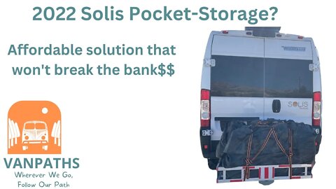 2022 Solis Pocket Storage- Under $120!!!