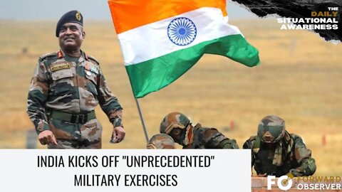 India Kicks off "Unprecedented" Military Exercises