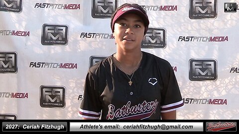 2027 Ceriah Fitzhugh 4.0 Middle Infielder & Outfielder Softball Recruiting Skills Video Batbusters